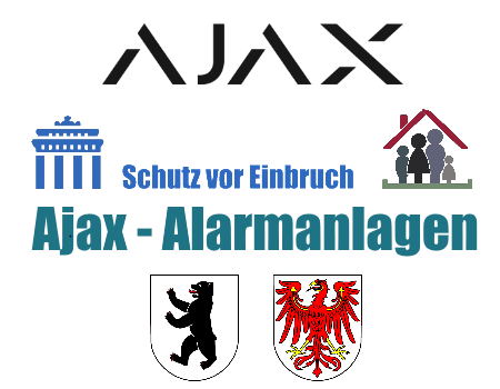 Ajax Alarmanlagen Bedienelemente