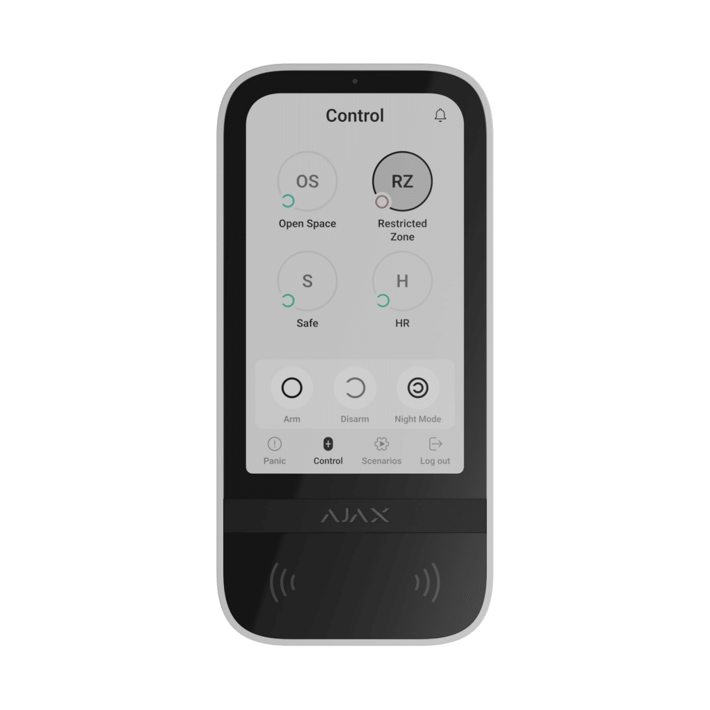 Ajax Bedienpanel - Keypad TouchScreen